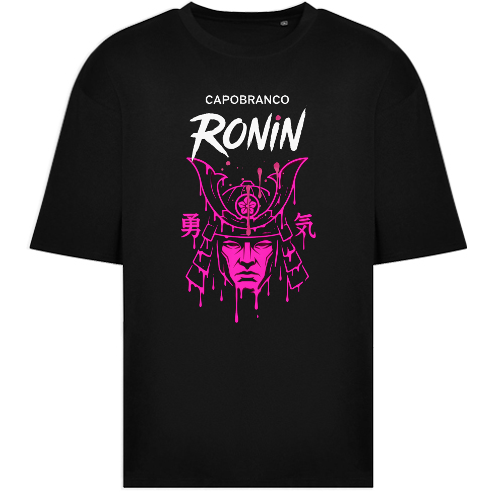 T-Shirt Oversize T-shirt oversize ronin capobranco logo samurai led