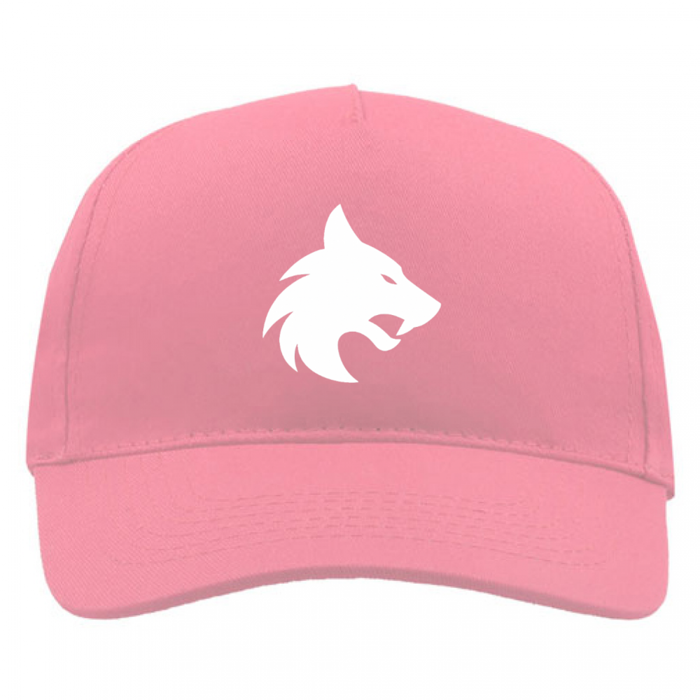 Cappello rosa con logo bianco capobranco 
