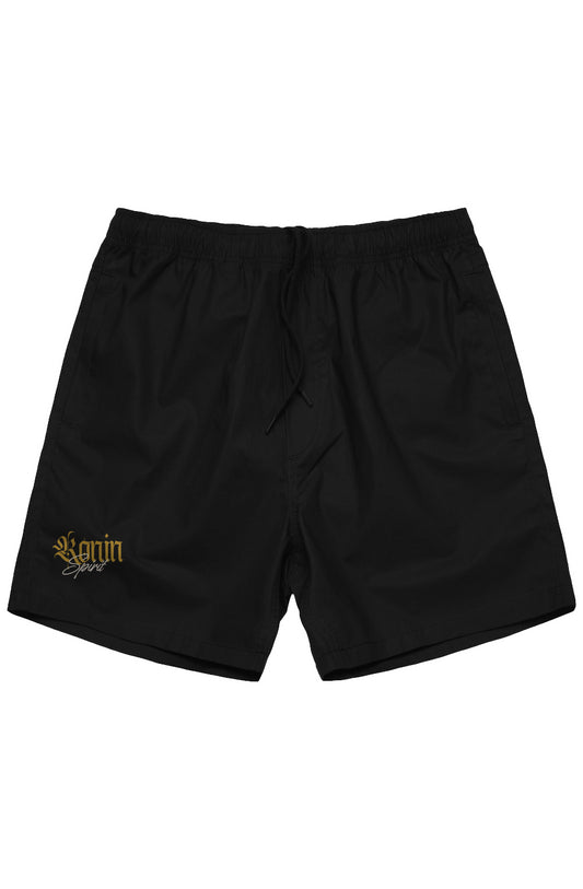 Black Beach Shorts
