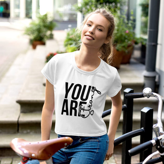 All-Over Print Crop Tee